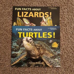 Turtle/Lizard Fun Book Bundle For Kids